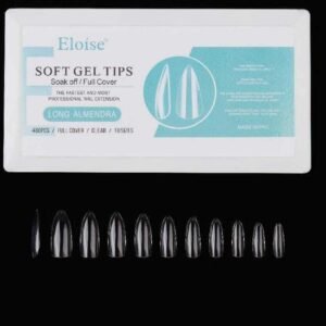 SOFT GEL TIPS LONG ALMENDRA