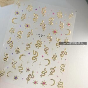 STICKERS DECORACION – SERPIENTE Y LUNA