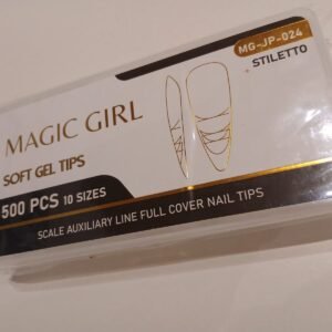SOFT GEL TIPS MAGIC GIRL 500 PCS STILETTO